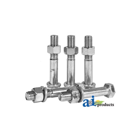 A & I Products Shear Bolt & Nut Kit (Bag of 5) 5" x5" x1" A-RCSBKT